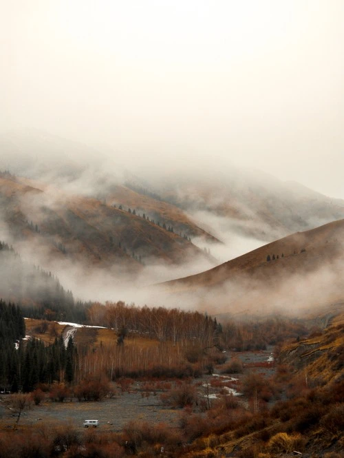 Hiking to Kaindy Lake - Kazakhstan