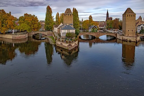 Strasbourg Covered Bridges - Von Barrage Vauban, France
