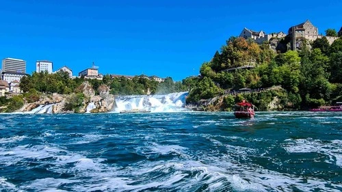 Rheinfall Schaffhausen - Depuis Bootstour, Switzerland