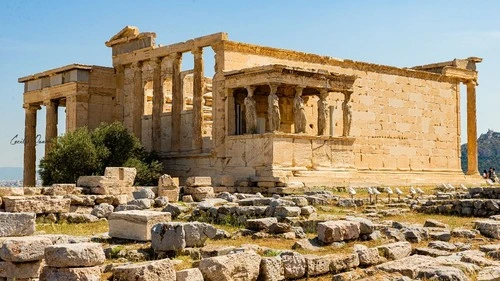 The Porch of the Caryatids - Aus Acropolis of Athens, Greece