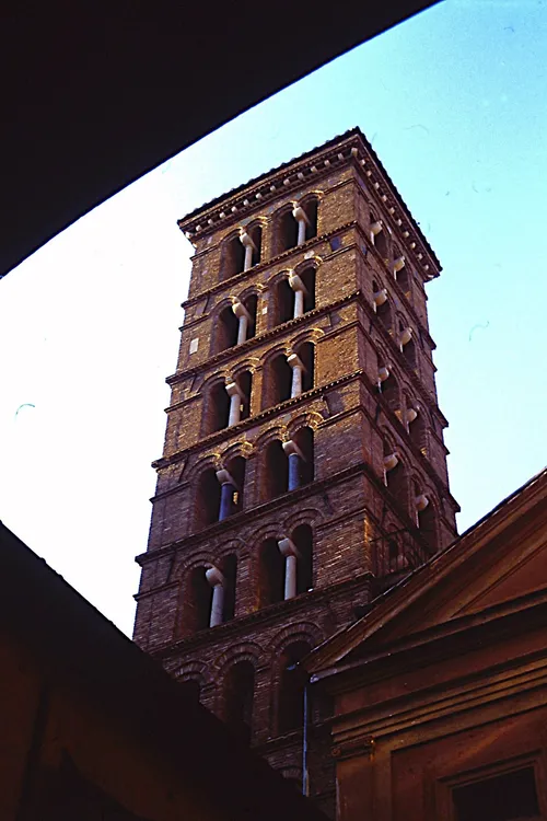 Basilica San Silvestro in Capite - From Courtyard, Italy