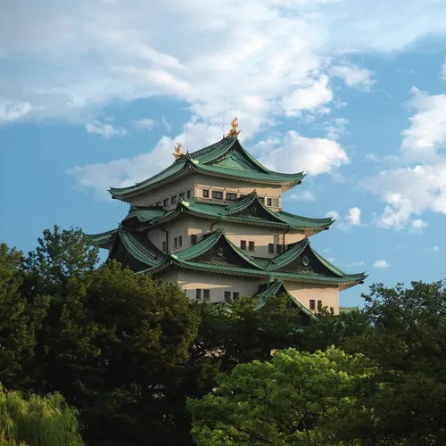 Nagoya Castle - Desde Across the street from Meijo park, Japan