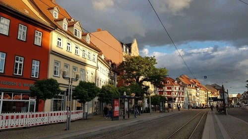 Erfurter Straßenzeile - Depuis Andreasstrasse, Germany