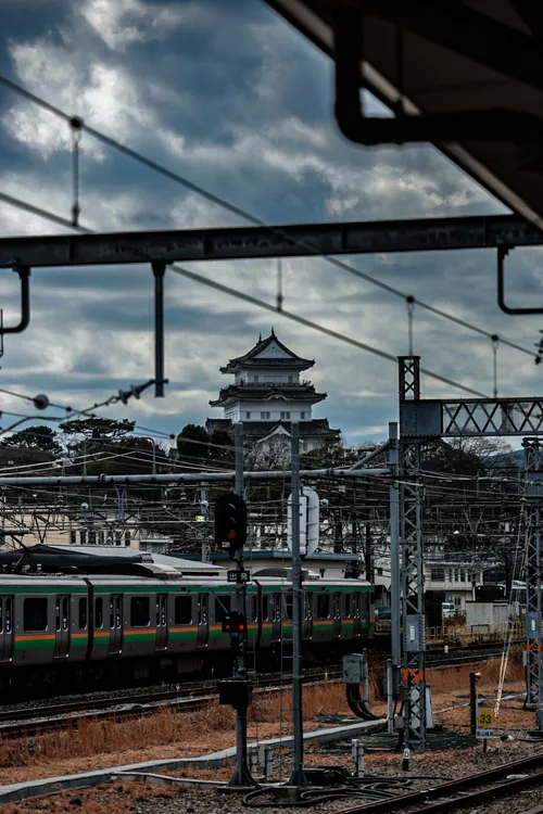 Odawara Castle - Aus Odawara Train Station, Japan