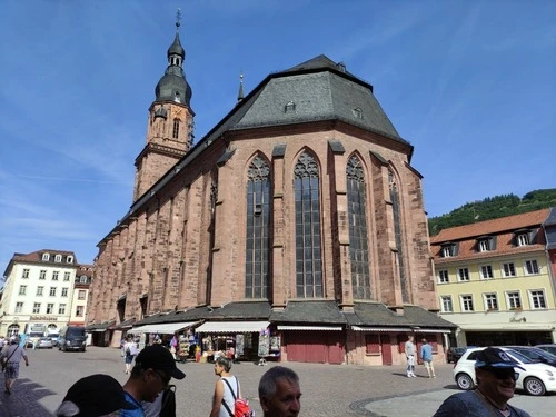 Kirche in Heidelberg - Iz Heidelberger Marktplatz, Germany