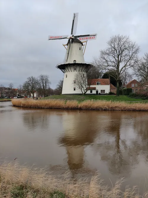 Molen De Hoop - Middelburg - Da Poelendaelebrug, Netherlands