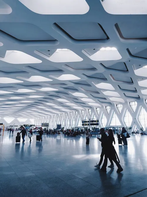 Marrakesh Menara Airport - From Terminal 1 - Inside, Morocco