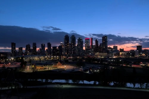 Calgary Downtown - Aus Scotsman's Hill, Canada