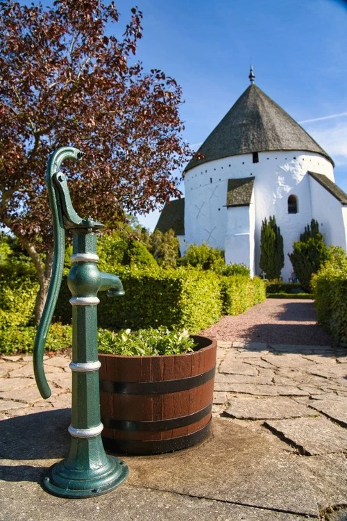 Østerlars Kirke - From Entrance, Denmark