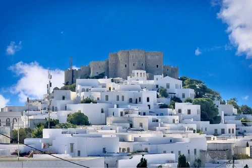 Saint John Monastery - Depuis Chora, Greece
