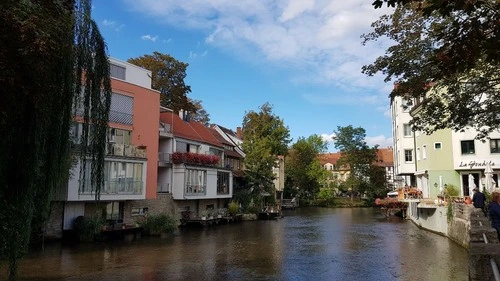 Erfurt City - Desde Flussufer, Germany