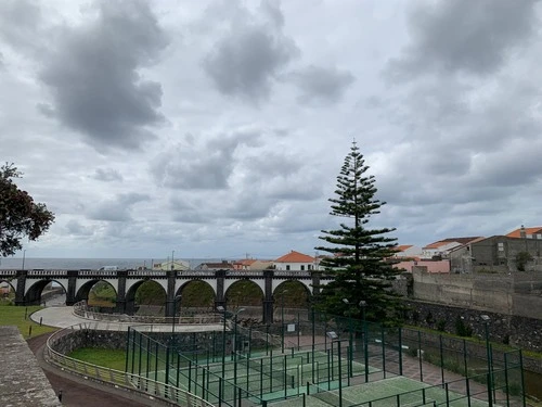 Jardim Municipal de Ribeira Grande - Desde R. Mouzinho de Albuquerque, Portugal