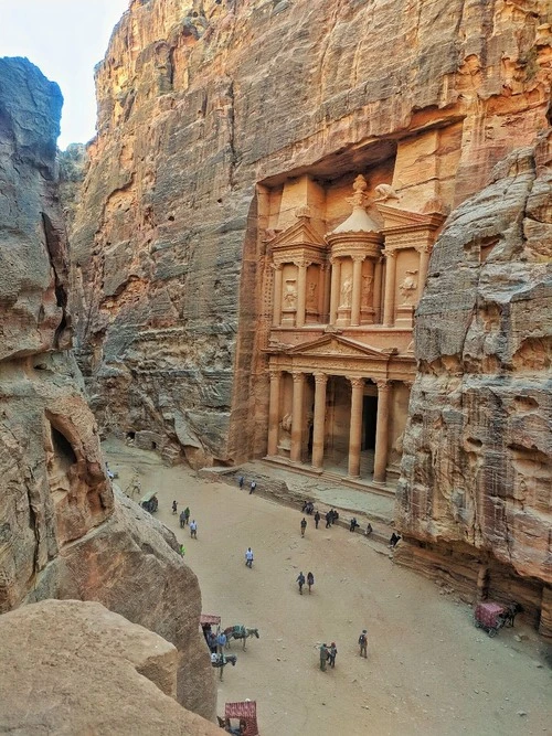 The Treasury - จาก Viewpoint, Jordan