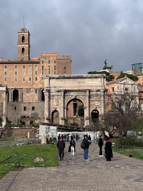Septimius Severus Arch - Da Via della Salara Vecchia, Italy