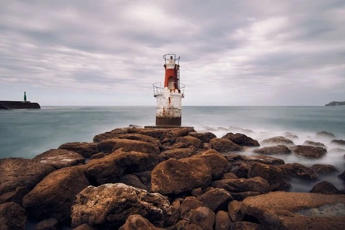 Faro San Vicente - Aus Playa del Rosal, Spain