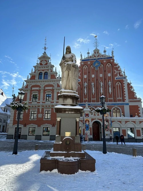 House of the Black Heads - From Rathausplatz Riga, Latvia
