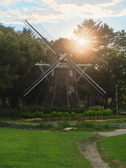 Dutch Windmill - From Meijo Park, Japan