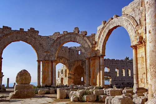 The Cathedral of St. Simeon Stylite - From Ruins, Syria