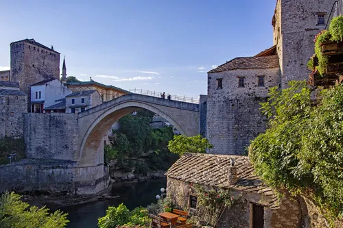 Old Bridge Mostar - From North West side, Bosnia and Herzegovina