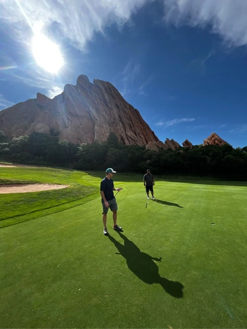 The rock formations - From Arrowhead golf and country club, United States
