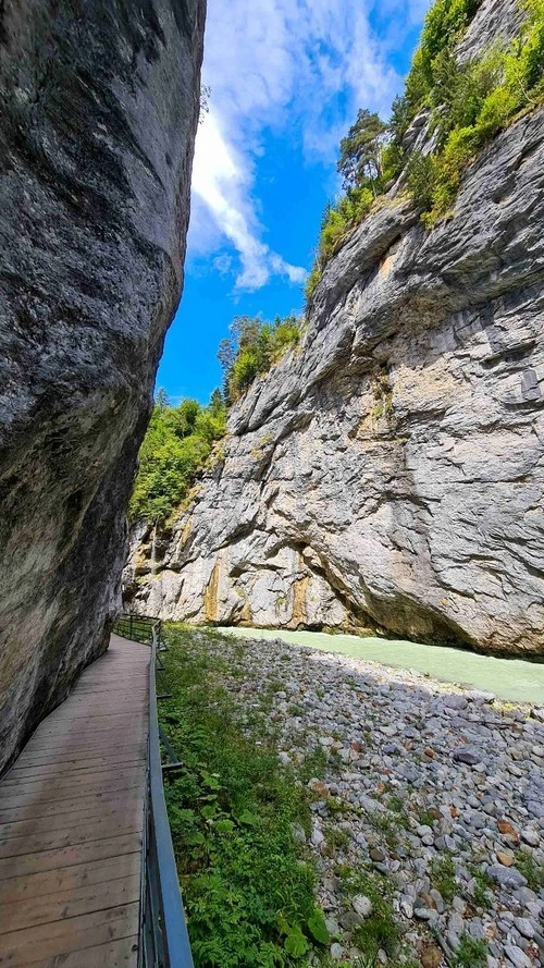 In der Aareschlucht - From Weg entlang der Schlucht, Switzerland