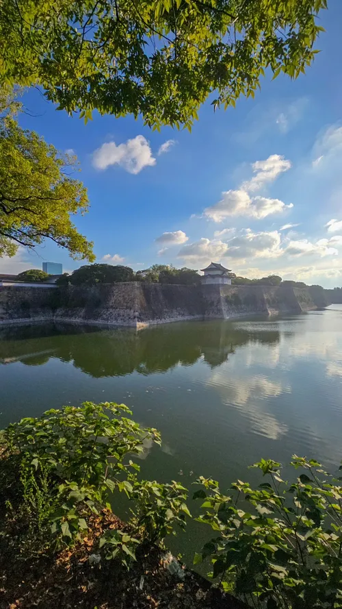 Osaka Castle - Desde Sample Cherry Trees, Japan