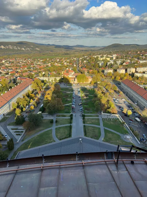 Esztergom Szent István Square - Desde Basilica of Esztergom, Hungary