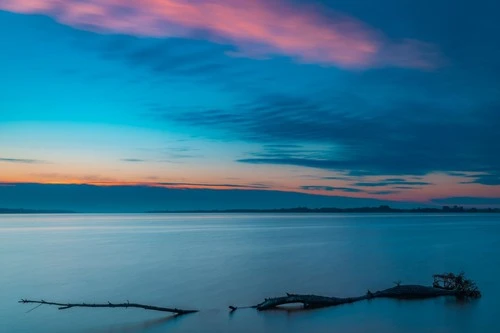 Włocławek's Dam at Sunrise - Dari Parking przy tamie, Poland