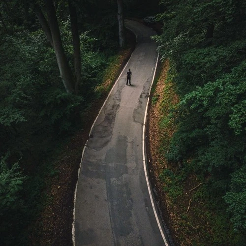 Road to Escheber - Depuis Drone, Germany