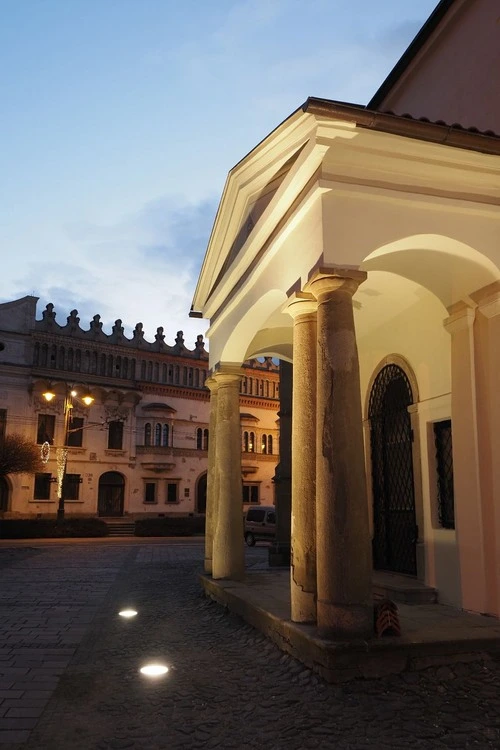 Cathedral of Saint Nicholas' Door - Depuis Hlavná, Slovakia