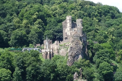 Burg Sooneck - Depuis Rhine, Germany