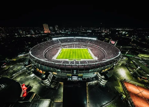 Estadio Mâs Monumental de River Plate - Dari Drone, Argentina