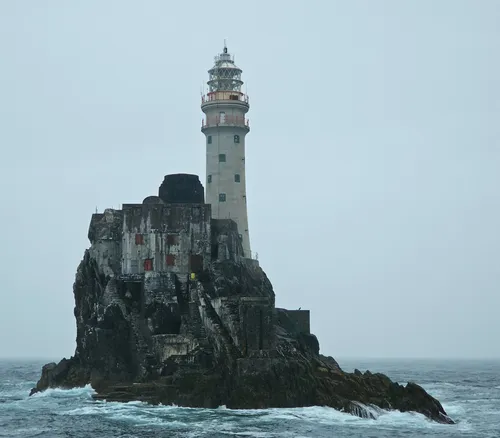 Fastnet Rock Lighthouse - From Ferry, Ireland