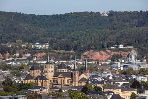 Blick über Trier - Desde Petrisberg Aussicht, Germany