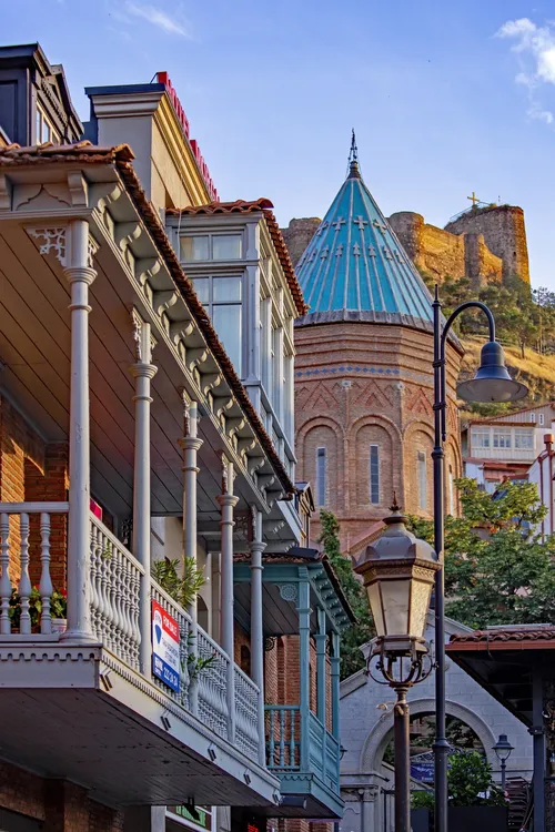 St. George Cathedral of Tbilisi - From Vakhtang Gorgasali Square, Georgia