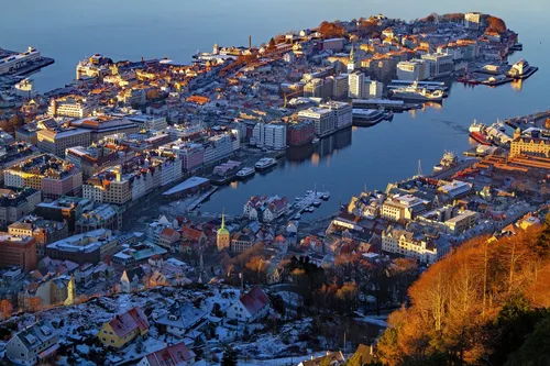 Bergen - Från Fløyen Viewpoint, Norway