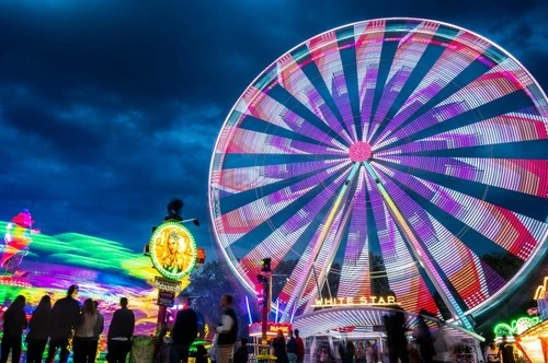 Riesenrad Mannheimer Messe - Från Neuer Messplatz, Germany