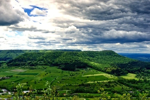 Aussicht vom Teufelsloch - から Am Rand des Teufelsloch auf dem Filsenberg, Germany