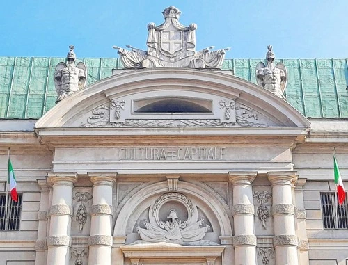 Biblioteca Nazionale - From Piazza Carlo Alberto, Italy