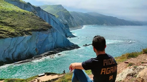 Zumaya cliffs - From Top of the cliff, Spain