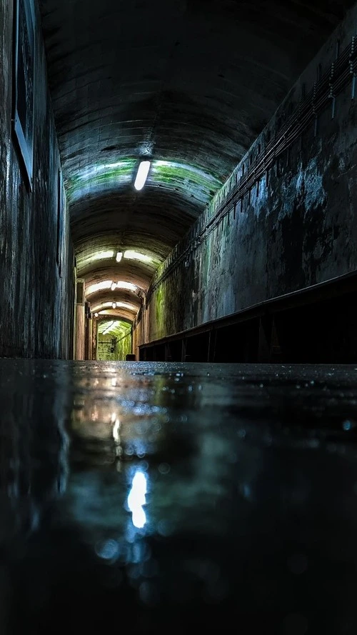 Luftschutzbunker / Helgoland Museum - Aus Gang im Luftschutzbunker, Germany