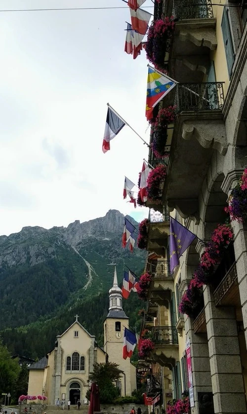 Église Saint-Michel - Aus Chamonix-Mont-Blanc town hall, France