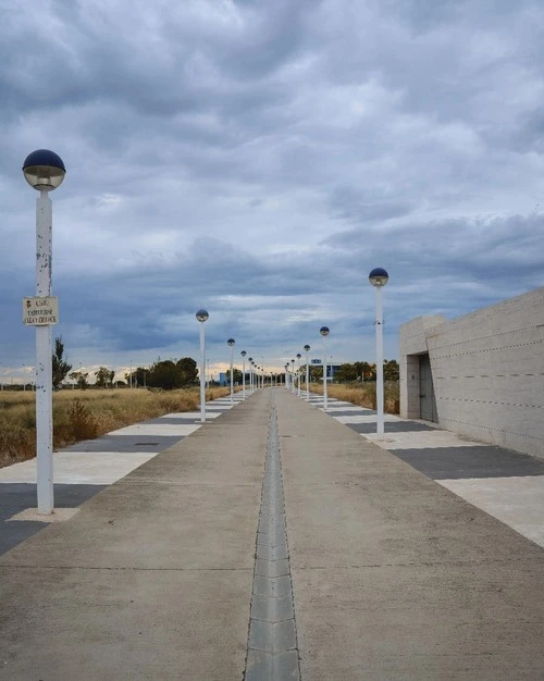 Empty abandoned street - Spain