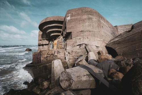 Lokken Bunkers - Aus Furreby Coastal Battery, Denmark