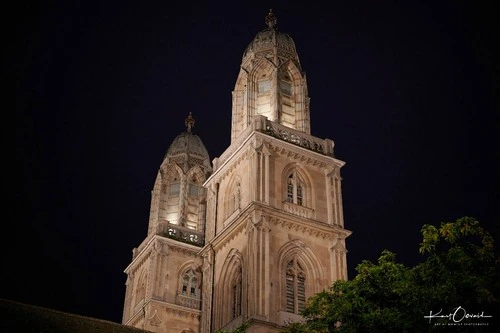 Grossmünster - Dari Zwingliplatz, Switzerland