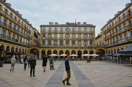 Casco Viejo de San Sebastian - From Plaza Constitución, Spain