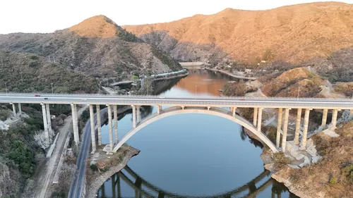 Puente Jose Manuel De La Sota - Von Drone, Argentina
