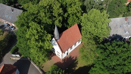 Marienkapelle Hahlen - From Drone, Germany