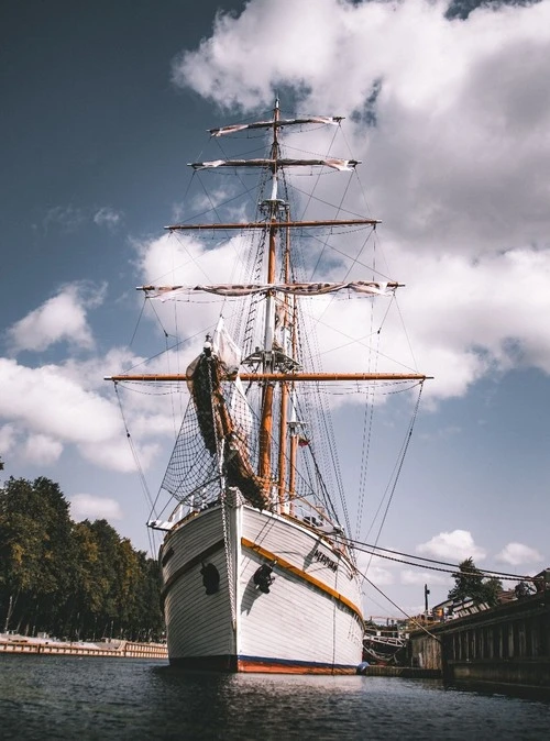 Meridianas sailboat - From Dane river, Lithuania