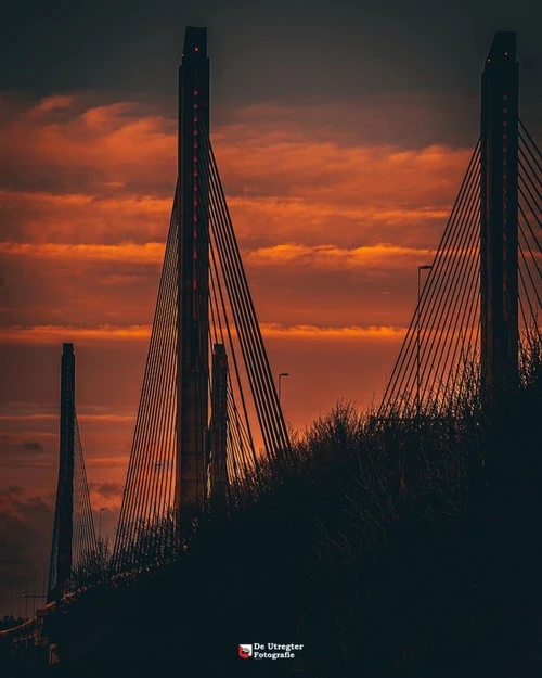 Martinus Nijhoffbrug - Aus Wallbandijk, Netherlands